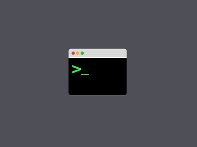 100 DAYS OF ICONS | DAY 38: BELOVED TERMINAL 100 days code dark grey flat grey git icon design neon green the matrix web design