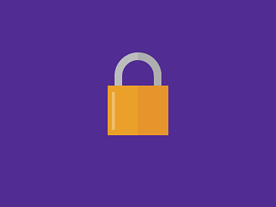 100 DAYS OF ICONS | DAY 52: LOCKED UP ON LEARNING e learning flat yellow graphic design icon design locked up padlock purple security ui design yellow