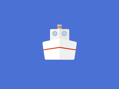 100 DAYS OF ICONS | DAY 69: SHIPS IN AUCKLAND boat cruising flat blue flat design icon design sea ship ui design