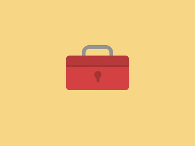 100 DAYS OF ICONS | DAY 73: GROWING TOOL BOX 100 days challenge climbing designer experience icon design red skills tool box tools ux tool box