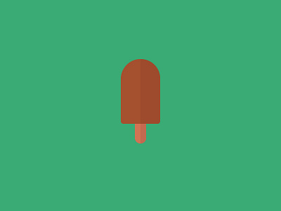100 DAYS OF ICONS | DAY 79: POPPIN POPSICLES 100 days challenge flat green food frozen ice block icon design treats