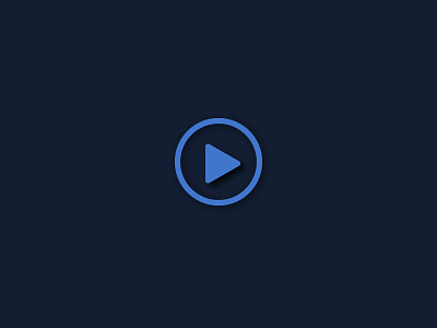 100 DAYS OF ICONS | DAY 96: VIDEO STREAMING 100 days challenge 97th blue icon design netflix online streaming play video youtube