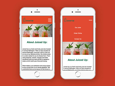 Juiced up mobile menu hamburger animation css final year project hamburger icon javascript juicedup mobile ui orange responsive ui animation web design