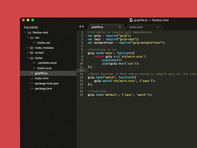 Gulp is running codes css e learning gulp javascript sass task runner ui animation web designer