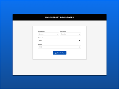 Movio Weekly Content Report Creator content creator flat design form design gradient hackathon loading design