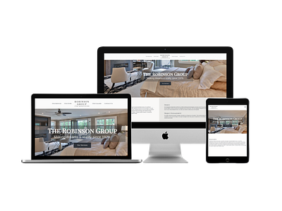 The Robinson Group website design