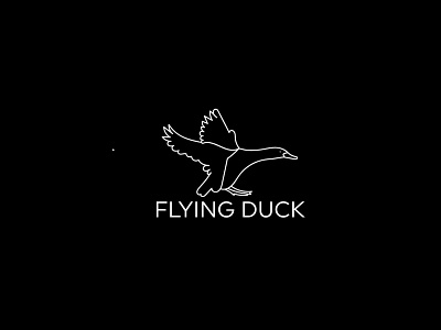 FLYING DUCK bird branding design duck duck logo icon illustration logo