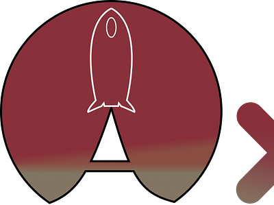 Rocket Logo design figma icon logo ux vector