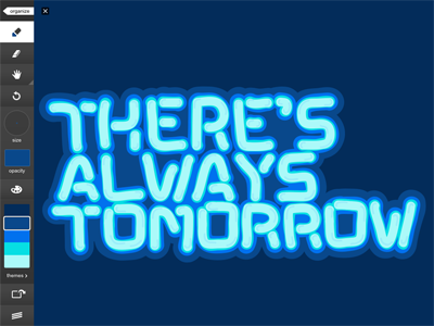Neon - There's Always Tomorrow adobe ideas illustration ipad vector
