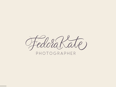 Wedding photographer personal logo