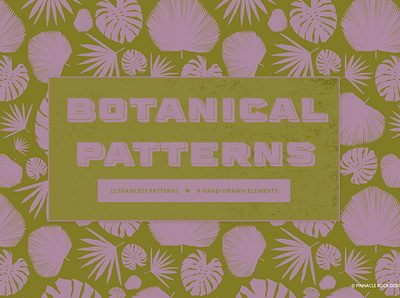 Botanical Patterns botanical floral hand drawn illustration pattern seamless textile vector web design