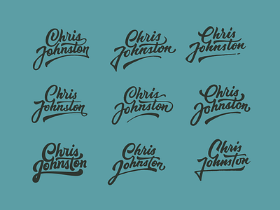 DJ Chris concept badges branding design illustration lettering letters logo logodesign type typography