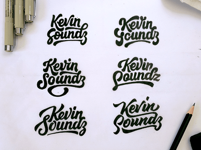 Kevin Soundz typography logo concept