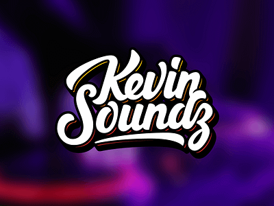 Kevin Soundz Logo brand branding design illustration lettering logo logodesign strong type typography