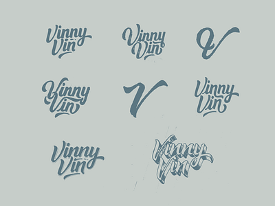 Vinny Vin logo concepts