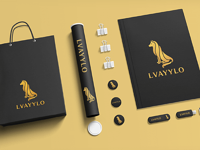 LVAYYLO Logo badges bold brand branding illustration logo logodesign patch strong typography wolf