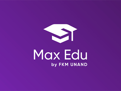 Max Edu Logo branding design education graduation graphic design hat hat logo illustration lettering letters logo pictorial mark school type typography