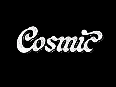Cosmic Sketch for T-Shirt design apparell branding clothing design lettering letters logo shirt stuff t-shirt type typography