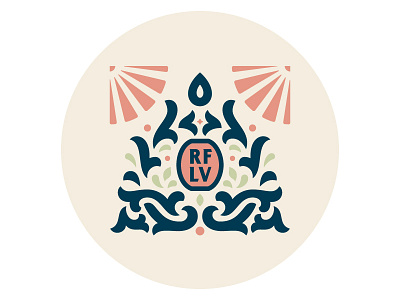 Flourish Logo badge badges branding carve carving design flourish illustration lettering logo logobranding type typography vector