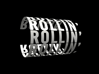 Rotating Cylinder of Text adobe after effects animation motion design motion graphic type