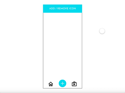 Add / Remove Button adobe xd animation micro interaction motion design motion graphics prototyping ui ux ui design