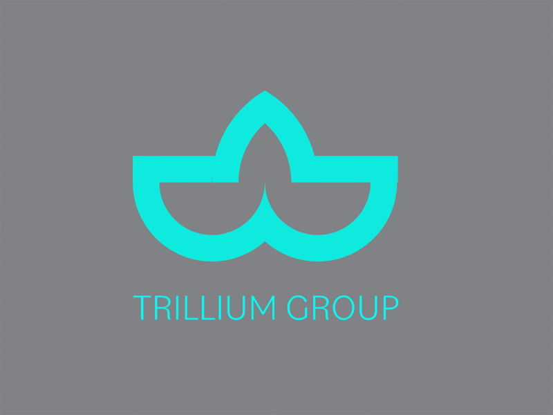 Trillium Group adobe illustrator graphic design logo