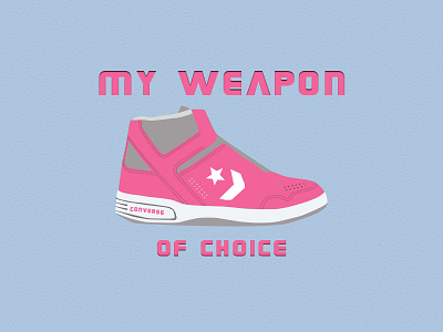 Dribbble Colorway Converse Weapons converse debut illustrator kicks photoshop shoes sneakers weapons