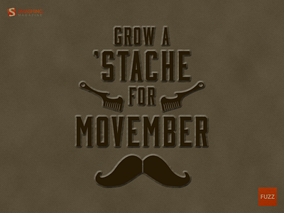 Smashing Magazine Movember! beer grunge illustrator man movember mustache photoshop smashing magazine stache vintage