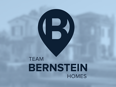 Team Bernstein Homes vol.2 house houses illustrator logo photoshop proxima nova real estate team typography