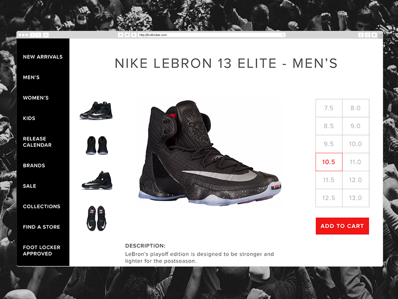 Friday the 13th lebrons hot sale footlocker