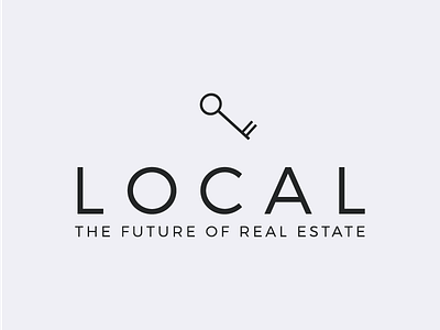 Local design home illustrator key local logo real estate type