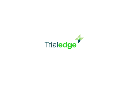 TrialEdge — Branding brand branding clean colorful design flat icon identity logo typography
