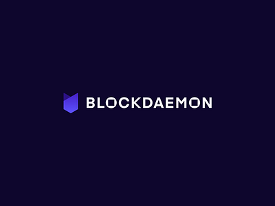 Blockdaemon blockchain brand branding clean crypto design graphic design identity logo staking typography