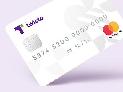 Twisto Card brand card credit design twisto