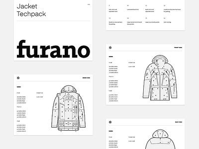Jacket Techpack editorial illustration jacket print techpack