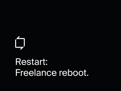 Announcement, again. clean design freelance icon typography