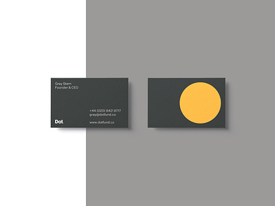 Dot — Business Cards brand branding clean design logo typography vector