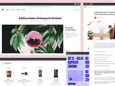 Aktin — Direction Pieces brand clean design flat identity landing page layout typography ui website