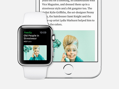feedly for Apple Watch apple watch feedly