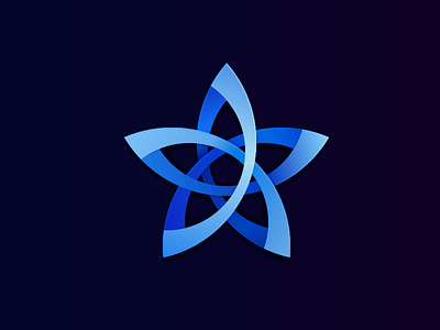 Vanilla Thunder Logo blue infinity logo mebius triquester vanilla vanilla thunder
