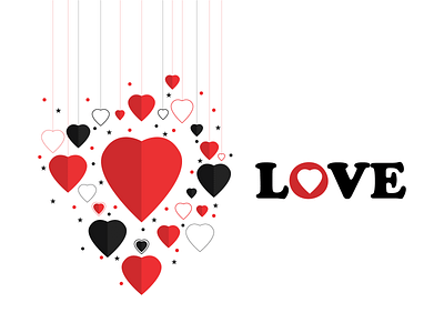Love design graphic design vector