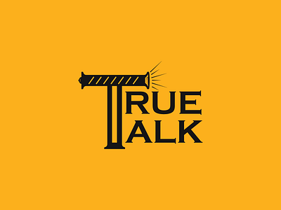 True Talk Logo branding graphic design logo