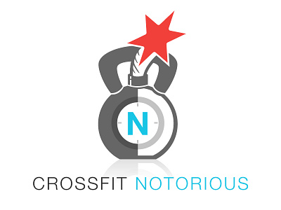 Crossfit Notorious brand design logo vector