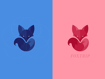 LOGO_Foxtrip branding fox icon logo logotype