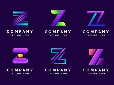 Abstract Z Letter Logo Design logo