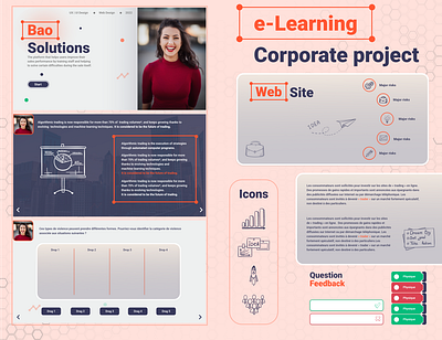 e-Learning Corporate Project articulate 360 corporate project e learning lms mobile scorm ux ui design