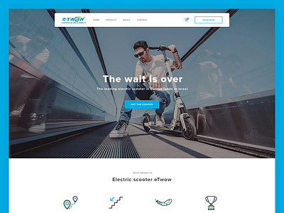 Electric Scooter Landing Page