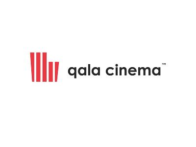 QALA CINEMA conceptual logo animation app branding design graphic design icon illustration logo logoconcept logodesign logoidentity logotype minimal typography ui ux vector