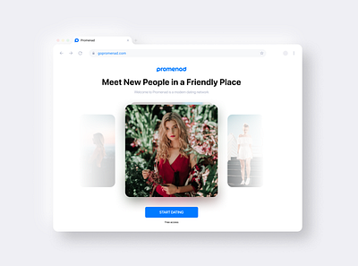 Modern Dating Website 2020 app dating design homepage modern online dating product social network web webdesign website design