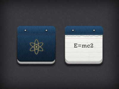 E=mc2 app book icon